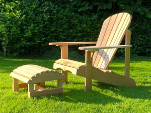1 Classic Adirondack Chair mit Schemel