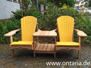 Adirondack Chair - Original Bear Chair Tête-à-tête mit Polstern 1