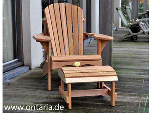 Ontaria Adirondack Chair mit Schemel