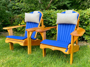 2 Classic Adirondacks mit Polster & Kopfkissen