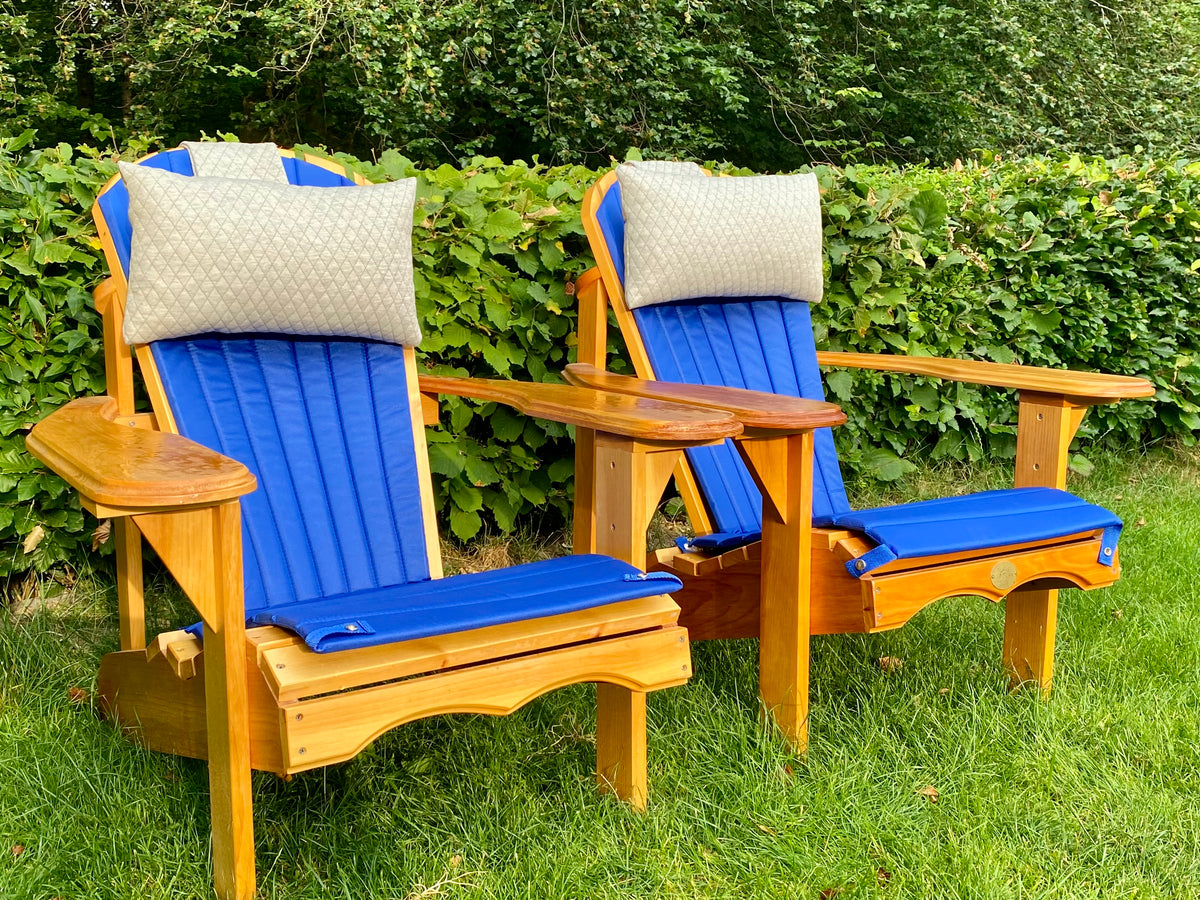 2 Classic Adirondacks mit Polster & Kopfkissen