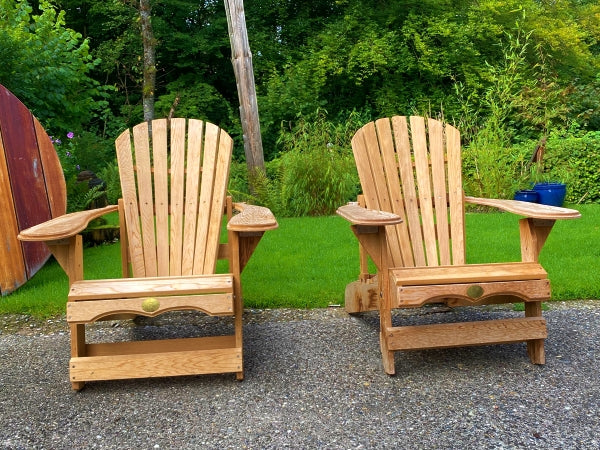 2 verstellbare Adirondack-Comfort-Chairs