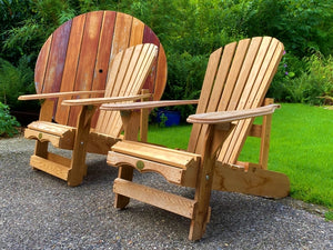 2 verstellbare Adirondack-Comfort-Chairs