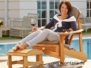 Ontaria Adirondack Chair mit Schemel