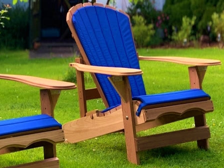 1 verstellbarer Adirondack-Comfort-Chair mit Polster