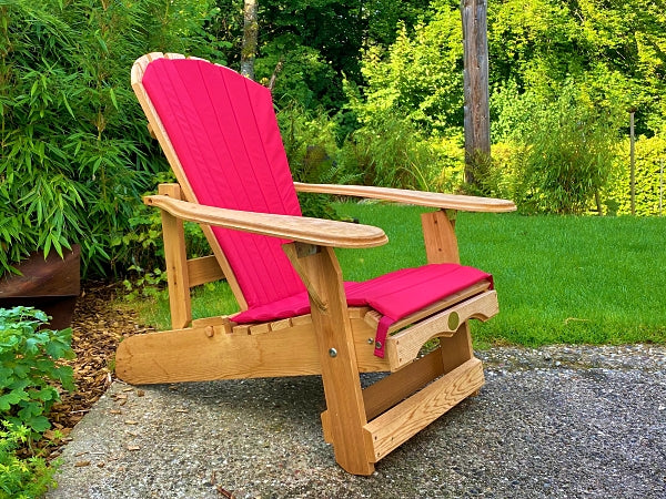 1 verstellbarer Adirondack-Comfort-Chair mit Polster